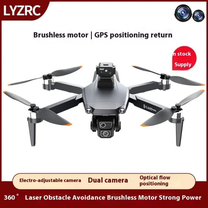 L600-1 PRO 4K GPS Drone with Obstacle Avoidance, Dual Cameras & 4.5" LCD Controller – Long-Range Foldable Quadcopter