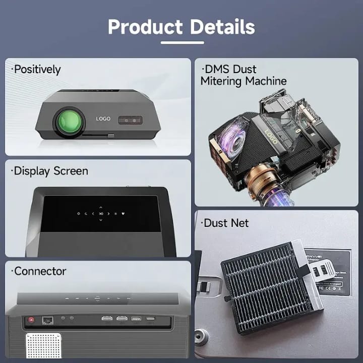 A10Q 4K Ultra HD Portable LED Projector – OEM/ODM Home Theater Beamer