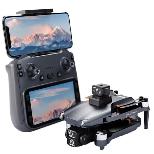 L600-1 PRO 4K GPS Drone with Obstacle Avoidance, Dual Cameras & 4.5" LCD Controller – Long-Range Foldable Quadcopter