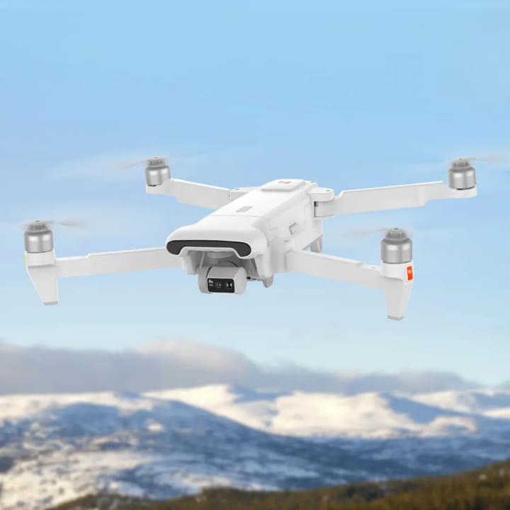 FIMI X8 TELE Long-Range Drone – 30X Hybrid Zoom, 4K AI Night Video, GPS & Timelapse