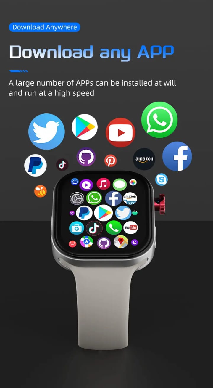 Valdus 4G Android Smartwatch – 2.06" AMOLED Display, GPS, WiFi, Video Calling